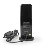 Beltéri Antenna | Aktív | FM / UHF / VHF | Vételi tartomány: 0-15 km | LTE700 | Nyereség: 26 dB | ABS | Fekete