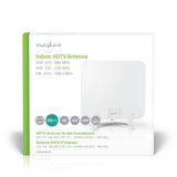 Beltéri Antenna | Aktív | FM / UHF / VHF | Vételi tartomány: 0-25 km | LTE700 | Nyereség: 30 dB | ABS | Fehér