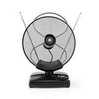 Beltéri Antenna | Aktív | FM / UHF / VHF | Vételi tartomány: 0-25 km | LTE700 | Nyereség: 36 dB | Teljesítmény szabályzás | ABS | Fekete