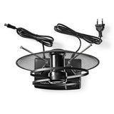 Beltéri Antenna | Aktív | FM / UHF / VHF | Vételi tartomány: 0-25 km | LTE700 | Nyereség: 36 dB | Teljesítmény szabályzás | ABS | Fekete