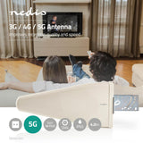 5G / 4G / 3G Antenna | 5G | Beltéri vagy Kültéri | 698-5000 MHz | Nyereség: 11 dB | 4.00 m | Fehér-1
