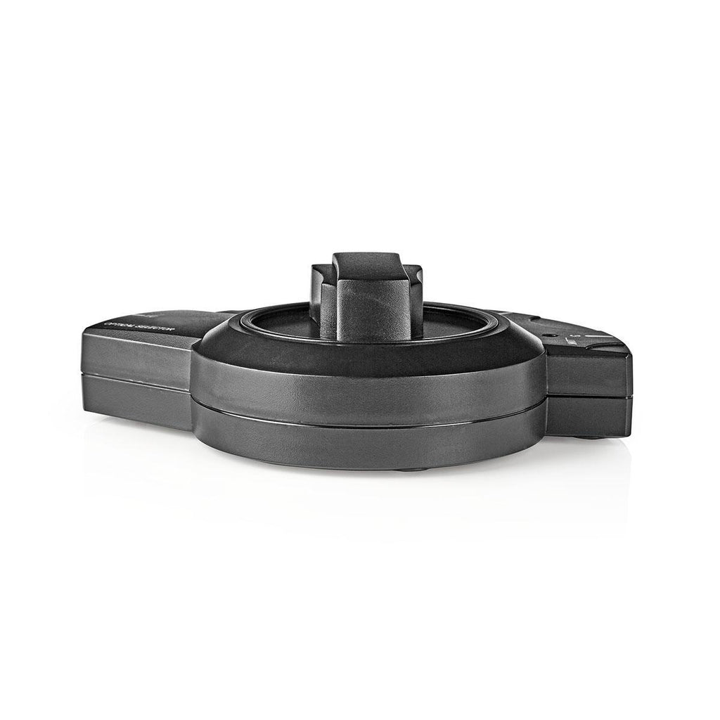 Digitális audiokapcsoló | 3 db TosLink-aljzat - TosLink-aljzat | Fekete