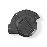 Digitális audiokapcsoló | 3 db TosLink-aljzat - TosLink-aljzat | Fekete