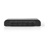 Hangszóró Vezérlő doboz | 4-Port port(s) | Csatlakozó Csavarok | Hangsugárzó Impedanciája: 4-16 Ohm | Maximális terhelés csatornánként: 200 W | Alumínium | Fekete
