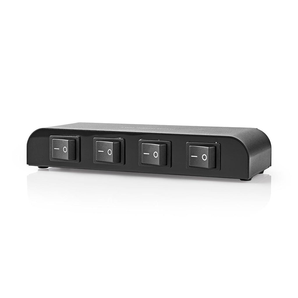 Hangszóró Vezérlő doboz | 4-Port port(s) | Csatlakozó Csavarok | Hangsugárzó Impedanciája: 4-16 Ohm | Maximális terhelés csatornánként: 200 W | Alumínium | Fekete
