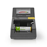 Elem tesztelő | 9V - AA - AAA - Button Cell - C - D | Fekete