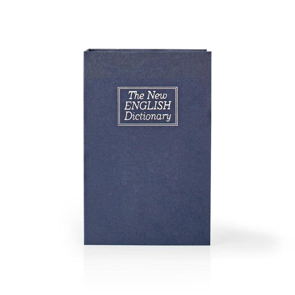 Zár | Könyvszéf | Billentyűzár | Benti | Közepes | A belső térfogat: 1.6 l | 2 kulccsal | Ezüst / Kék