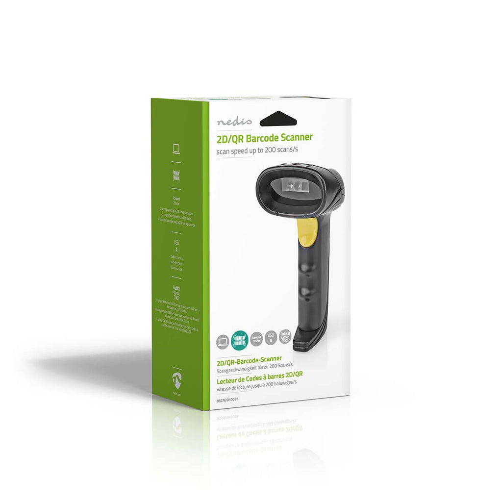 Vonalkódolvasó | CMOS | Vezetékes | 1D Lineáris / 2D/QR | USB-áramellátású | USB 2.0