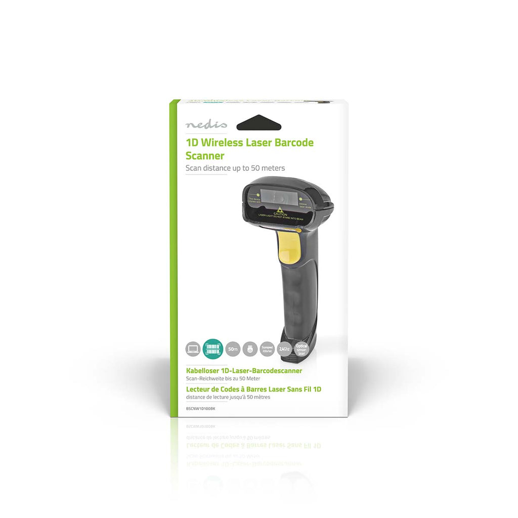 Vonalkódolvasó | Lézer | Vezeték Nélküli | 1D Lineáris | Elemes Áramellátás / USB-áramellátású | USB Kulcs