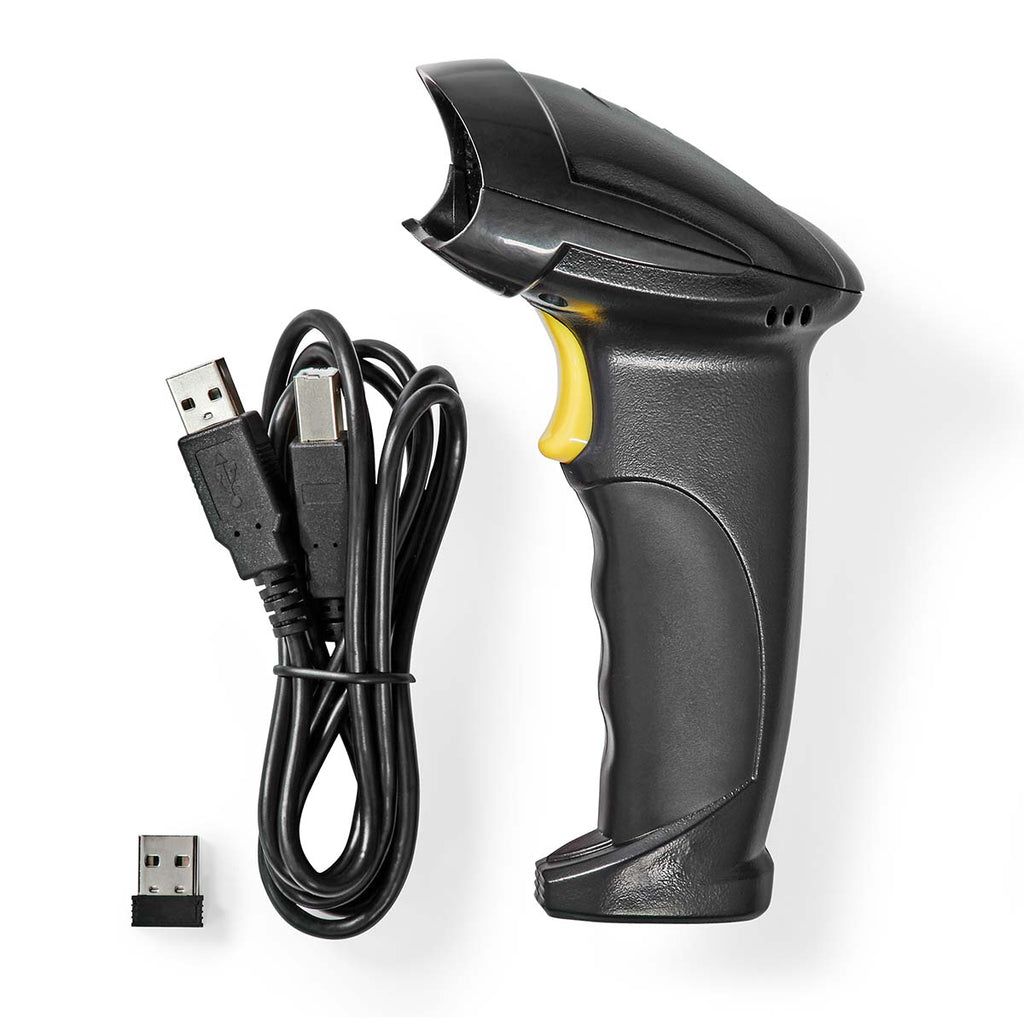 Vonalkódolvasó | Lézer | Vezeték Nélküli | 1D Lineáris | Elemes Áramellátás / USB-áramellátású | USB Kulcs