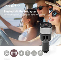 Bluetooth® Multi adapter | Csatlakozó kimenet_ 1x 3.5 mm | SBC | 7 óráig | Beépített mikrofon | Hangerő szabályozás | Automatikus áramtalanító funkció | Fekete/Szürke