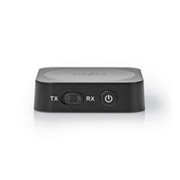 Bluetooth® Transceiver | Csatlakozó bemenet_ 1x AUX | Csatlakozó kimenet_ 1x AUX | SBC | Egy Eszközig | Max. 6 óráig | Automatikus áramtalanító funkció | Fekete