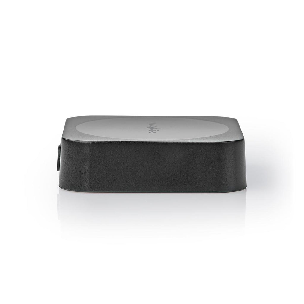 Bluetooth® Transceiver | Csatlakozó bemenet_ 1x AUX | Csatlakozó kimenet_ 1x AUX | SBC | Egy Eszközig | Max. 6 óráig | Automatikus áramtalanító funkció | Fekete