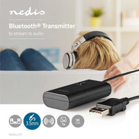 Bluetooth® adó | Csatlakozó bemenet_ 1x AUX / 1x USB | SBC | Egy Eszközig | Fekete