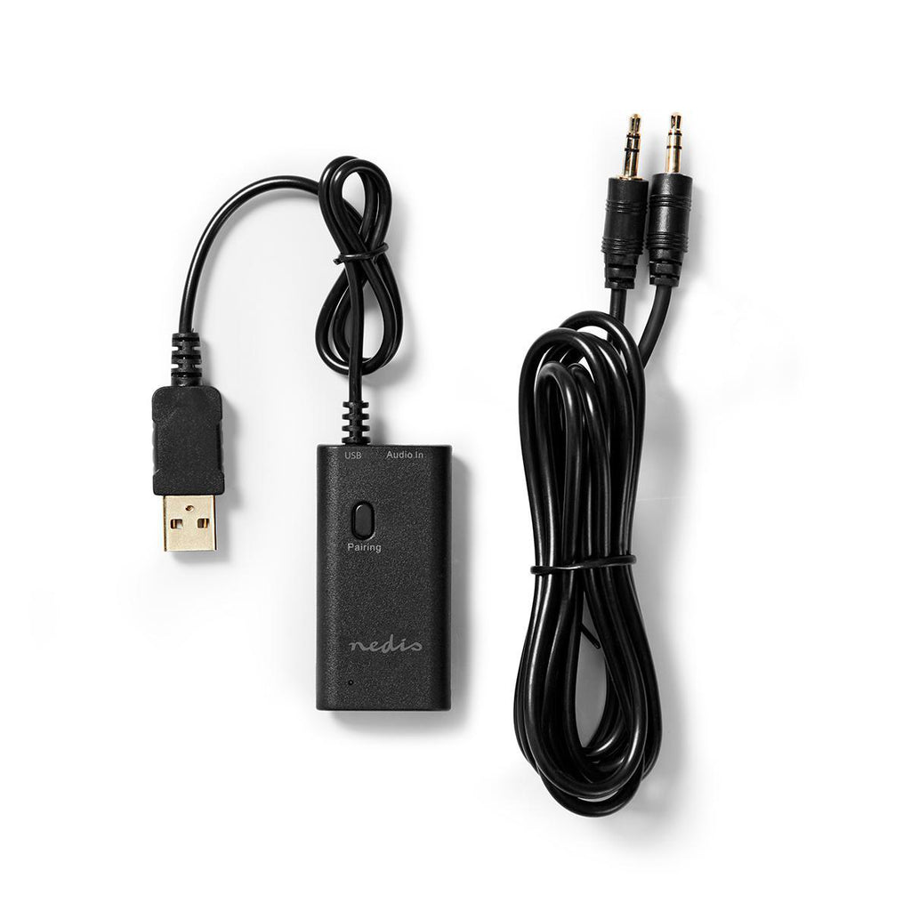 Bluetooth® adó | Csatlakozó bemenet_ 1x AUX / 1x USB | SBC | Egy Eszközig | Fekete
