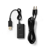 Bluetooth® adó | Csatlakozó bemenet_ 1x AUX / 1x USB | SBC | Egy Eszközig | Fekete