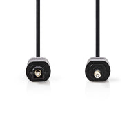 Optikai Audiokábel | TosLink Dugasz - 3,5 mm-es Optikai Dugasz | 1,0 m | Fekete