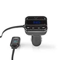 Autós FM-adókészülék | Bluetooth® | Profi Mikrofon | Zajkioltás | MicroSD-kártyanyílás | Kihangosított Hívás | Hangvezérlés | 2 db USB