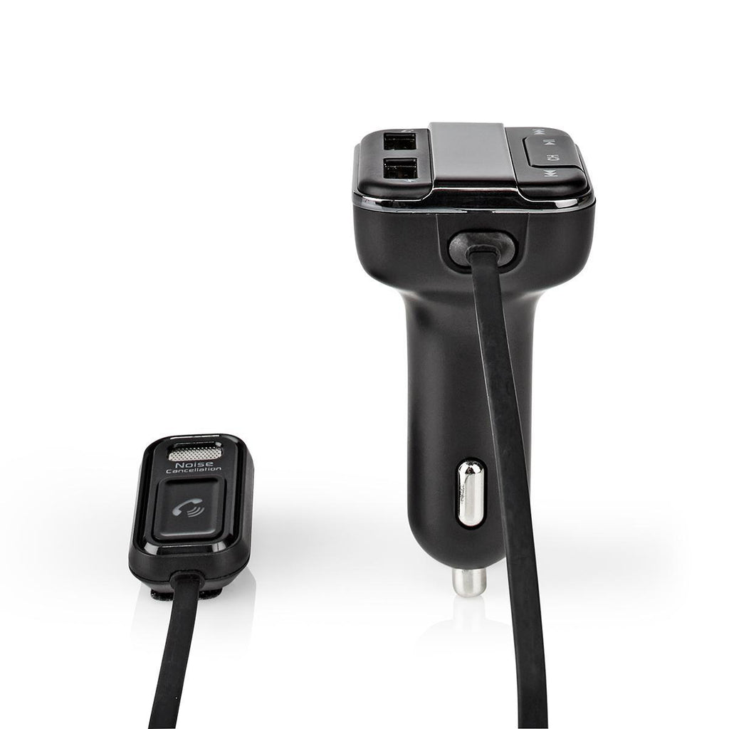 Autós FM-adókészülék | Bluetooth® | Profi Mikrofon | Zajkioltás | MicroSD-kártyanyílás | Kihangosított Hívás | Hangvezérlés | 2 db USB