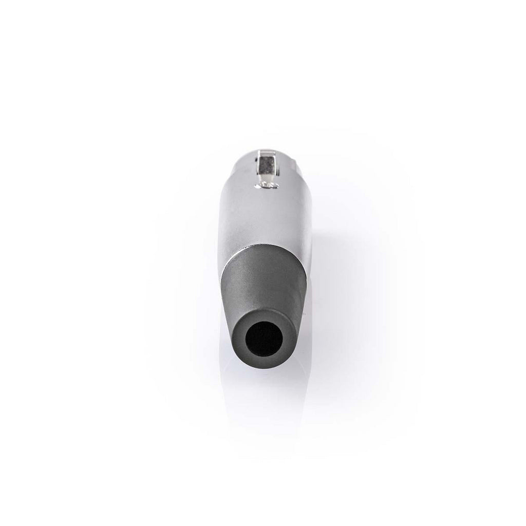 XLR csatlakozó | Egyenes | Aljzat | Nikkelezett | Forrasztás | Bemenő kábel átmérő: 7.0 mm | Fém | Ezüst | 25 db | Műanyag Zacskó