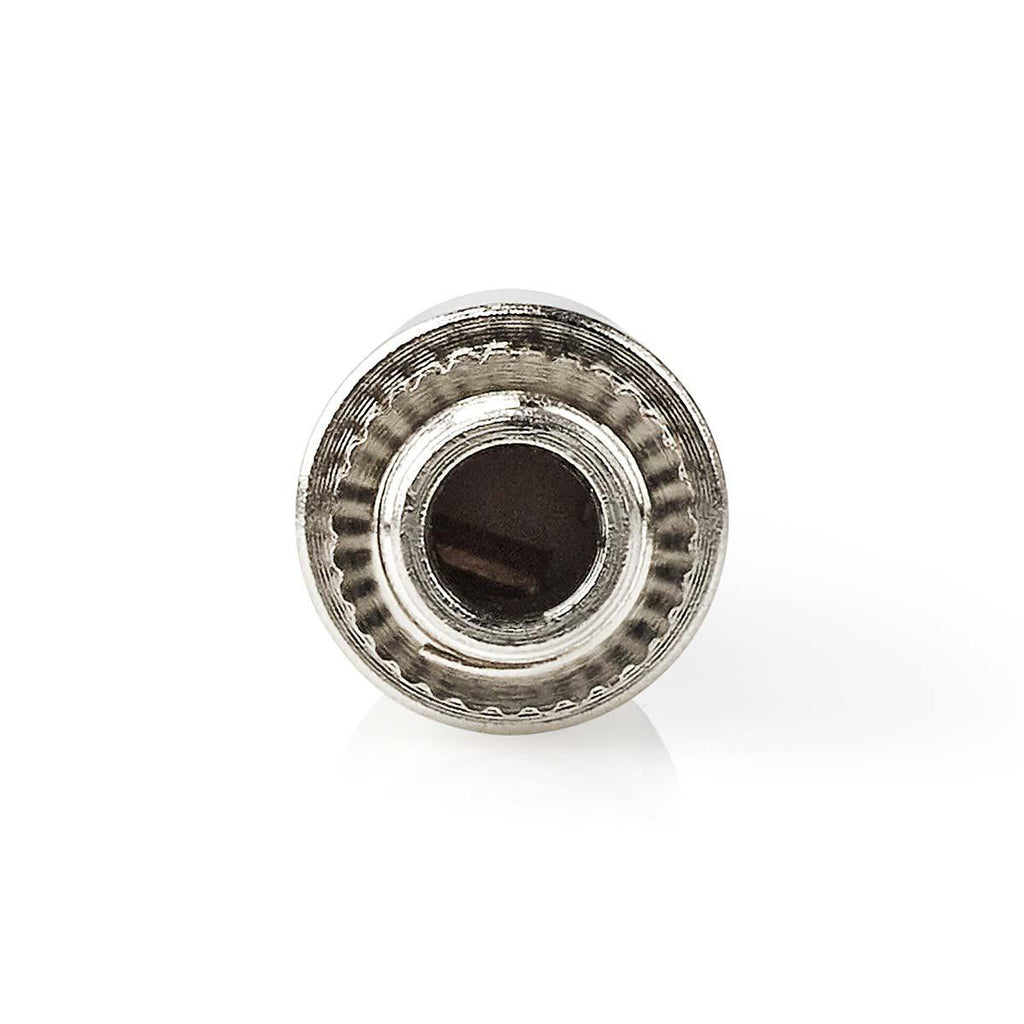 Audió csatlakozó | Egyenes | Aljzat | Nikkelezett | Forrasztás | Bemenő kábel átmérő: 4.0 mm | Fém | Ezüst | 25 db | Műanyag Zacskó