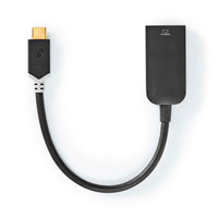 USB-C™ Adapter | USB 3.2 Gen 1 | USB-C™ Dugasz | HDMI™ Aljzat | 0.20 m | Kerek | Aranyozott | PVC | Antracit | Ablakos Doboz Euro Lock Zárral