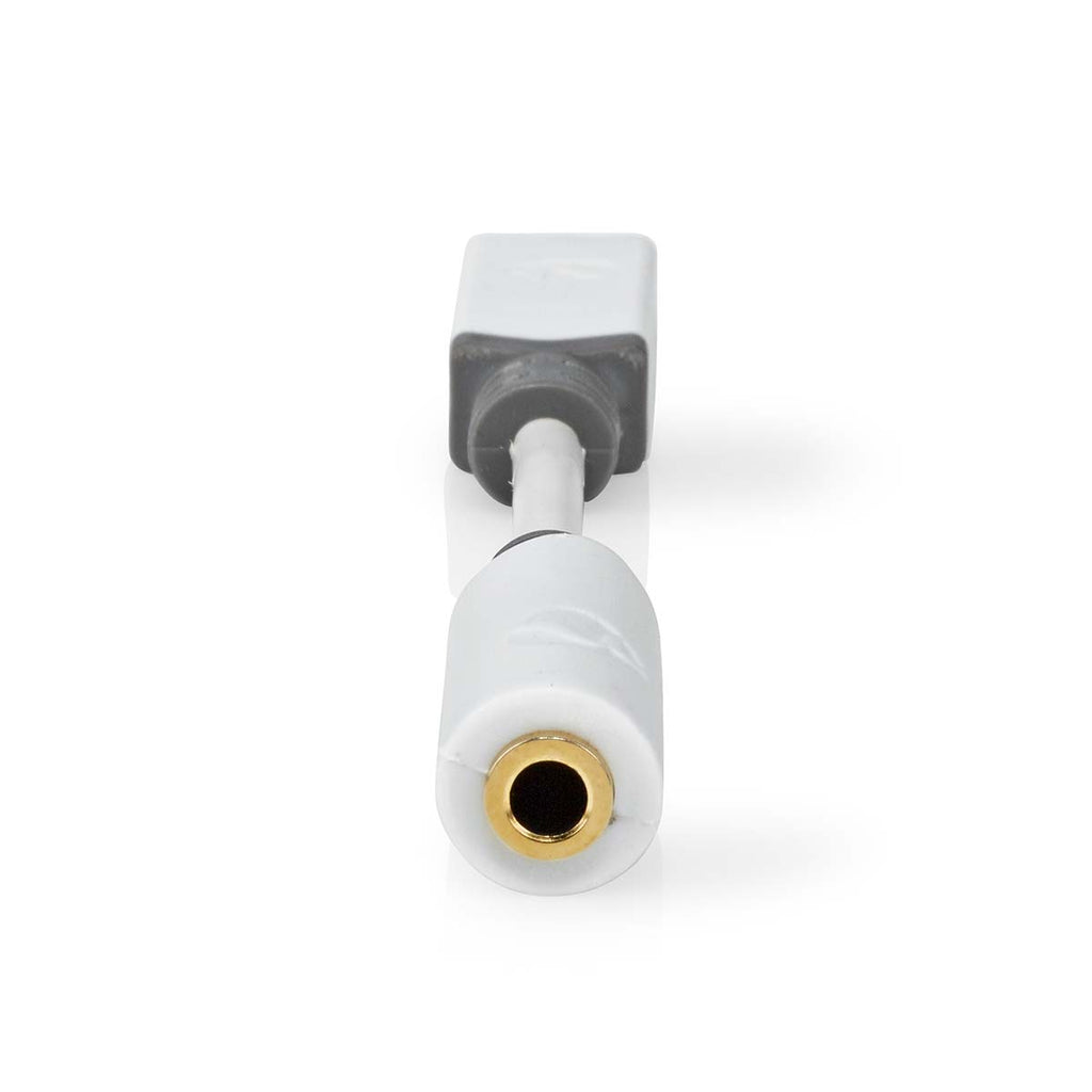 USB adapter | USB 2.0 | USB-C™ Dugasz | 3.5 mm Aljzat | 0.10 m | Kerek | Aranyozott | PVC | Fehér | Doboz
