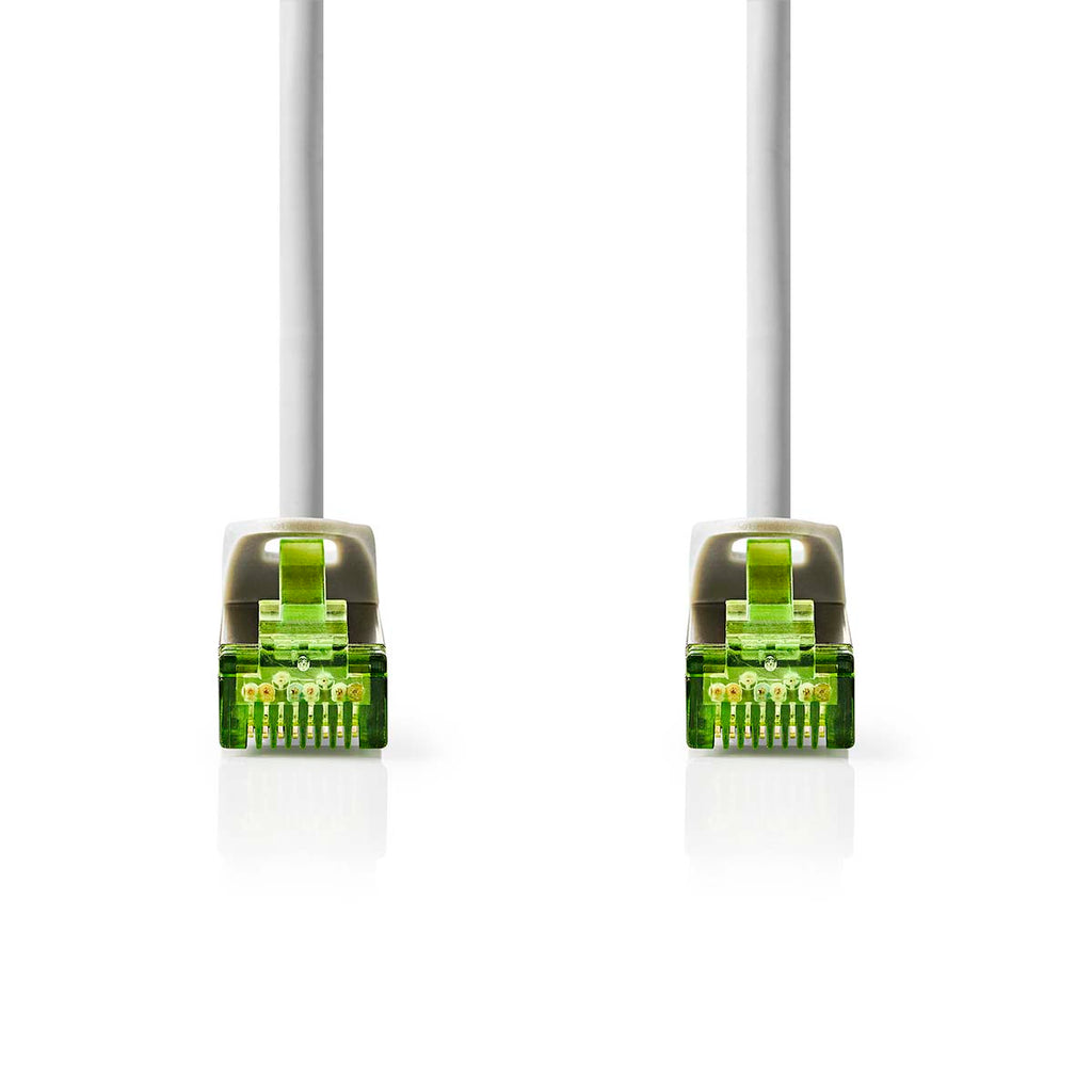 CAT7 hálózati kábel | S/FTP | RJ45 Dugasz | RJ45 Dugasz | 3.00 m | Snagless | Kerek | LSZH | Szürke | Ablakos Doboz-1