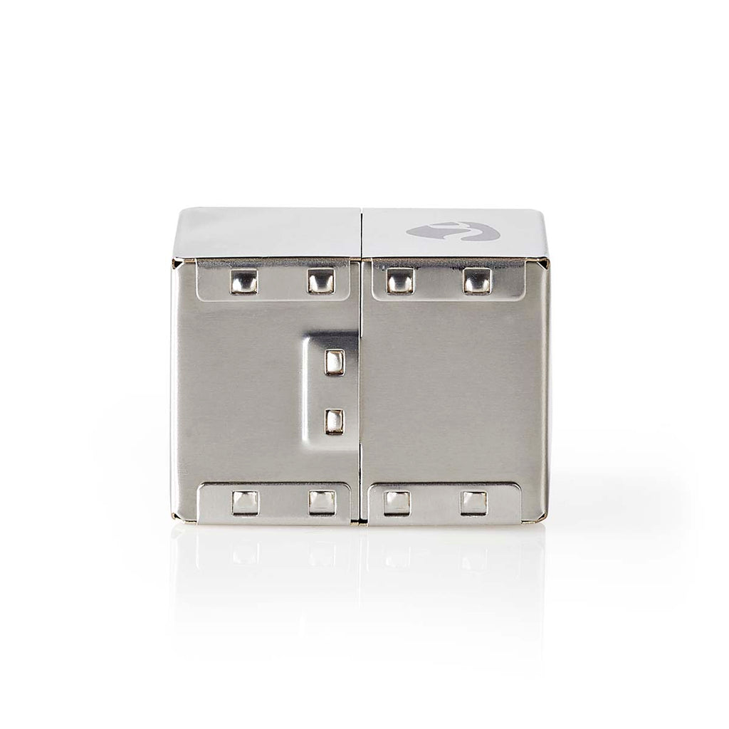 Hálózati csatlakozó | Adapter | Árnyékolt | RJ45 Aljzat | RJ45 Aljzat | Egyenes | Fém | Doboz