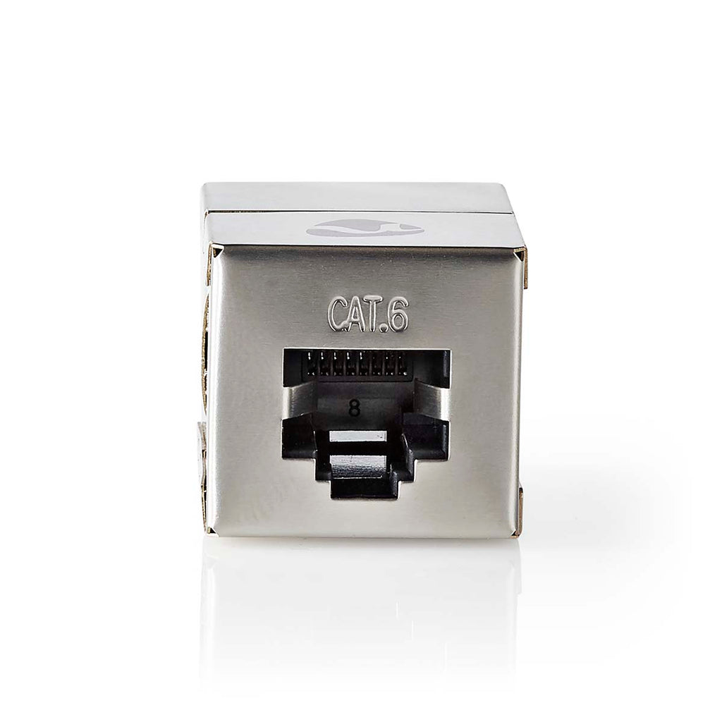 Hálózati csatlakozó | Adapter | Árnyékolt | RJ45 Aljzat | RJ45 Aljzat | Egyenes | Fém | Doboz