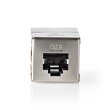 Hálózati csatlakozó | Adapter | Árnyékolt | RJ45 Aljzat | RJ45 Aljzat | Egyenes | Fém | Doboz