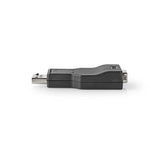 DisplayPort - VGA-adapter | DisplayPort-dugasz - VGA-aljzat | Fekete