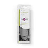 2 az 1-ben szinkronizáló- és töltőkábel | USB A Dugasz - USB Micro B/USB-C Típusú Dugasz | 1,0 m | Fekete