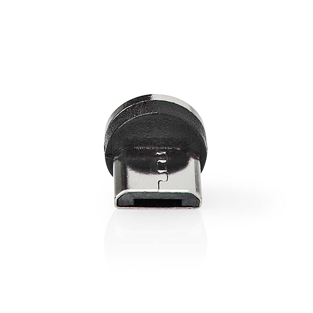 USB kábel | USB 2.0 | USB-A Dugasz | USB Micro-B Dugasz / USB-C™ Dugasz | No Data Transfer | Nikkelezett | 2.00 m | Kerek | Nejlon Tok | Fekete | Doboz