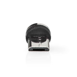 USB kábel | USB 2.0 | USB-A Dugasz | USB Micro-B Dugasz / USB-C™ Dugasz | No Data Transfer | Nikkelezett | 2.00 m | Kerek | Nejlon Tok | Fekete | Doboz