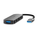 USB hub | USB-A Dugasz | 4x USB A Female | 4-Port port(s) | USB 2.0 / USB 3.2 Gen 1 | USB-áramellátású-0
