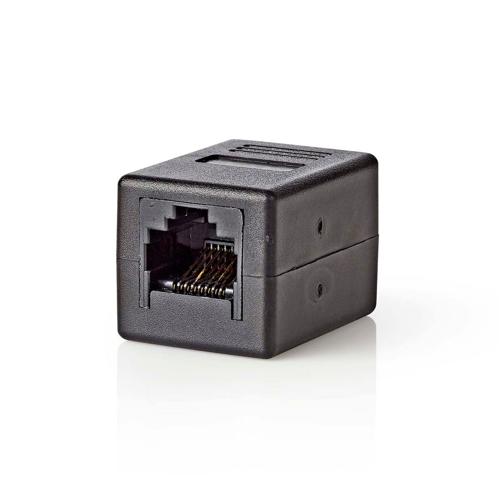 Hálózati csatlakozó | CAT5 | Nem Árnyékolt | RJ45 Aljzat | RJ45 Aljzat | Egyenes | ABS | Doboz