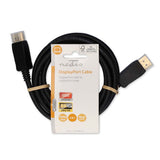 DisplayPort kábel | DisplayPort Dugasz | DisplayPort Dugasz | 8K@60Hz | Nikkelezett | 2.00 m | Kerek | PVC | Fekete | Label-2