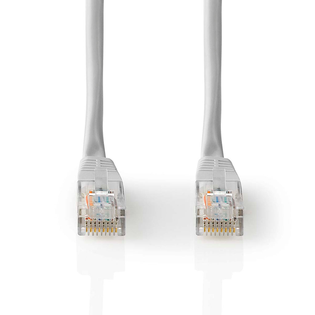 Cat 5e kábel | U/UTP | RJ45 Dugasz | RJ45 Dugasz | 2.00 m | Kerek | PVC | Szürke | Label-1