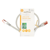 Cat 6 kábel | RJ45 Dugasz | RJ45 Dugasz | SF/UTP | 0.50 m | Kerek | PVC | Szürke | Label-2