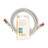 CAT6 hálózati kábel | RJ45 Dugasz | RJ45 Dugasz | SF/UTP | 2.00 m | Kerek | PVC | Szürke | Label-2