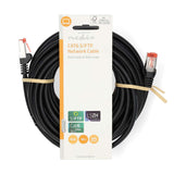 CAT6 hálózati kábel | RJ45 Dugasz | RJ45 Dugasz | S/FTP | 10.0 m | Kerek | LSZH | Fekete | Label-2