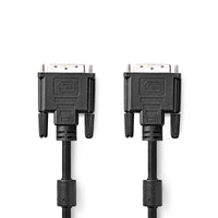 DVI kábel | DVI-D 24+1-Érintkezős Dugasz | DVI-D 24+1-Érintkezős Dugasz | 2560x1600 | Nikkelezett | 3.00 m | PVC | Fekete | Boríték