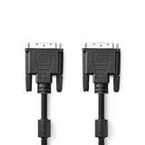DVI kábel | DVI-D 24+1-Érintkezős Dugasz | DVI-D 24+1-Érintkezős Dugasz | 2560x1600 | Nikkelezett | 3.00 m | PVC | Fekete | Boríték