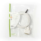 Mini DisplayPort kábel | DisplayPort 1.2 | Mini DisplayPort Dugasz | DVI-D 24+1-Érintkezős Dugasz | 21.6 Gbps | Nikkelezett | 2.00 m | Kerek | PVC | Fehér | Műanyag Zacskó