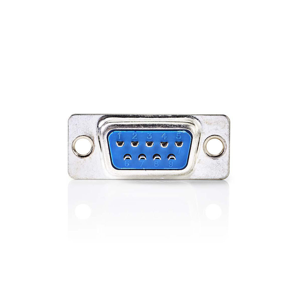 D-Sub Vázra Szerelhető | 9 Tűs D-Sus Aljzat | Fém