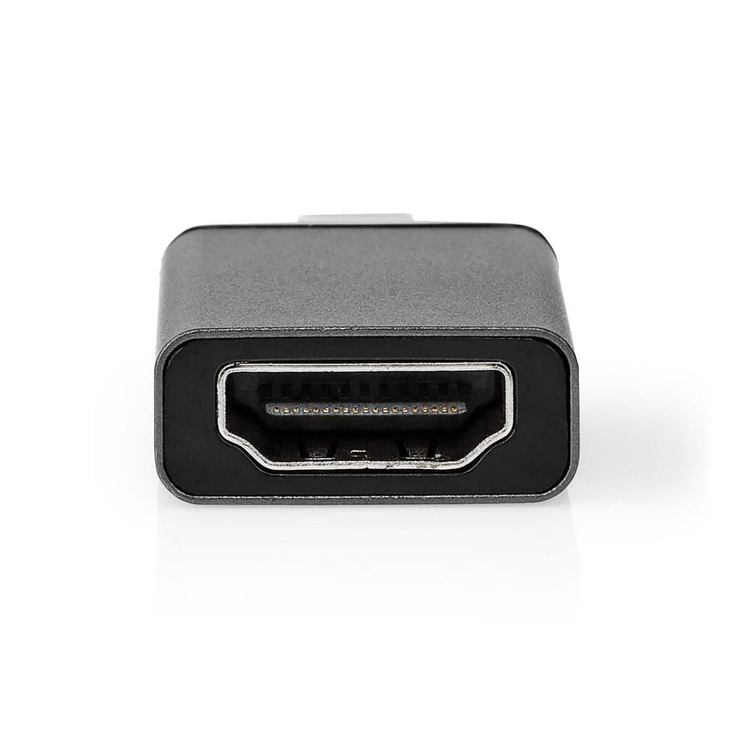 USB adapter | USB 3.2 Gen 1 | USB-C™ Dugasz | HDMI™ Aljzat | Nikkelezett | Fekete / Szürke | Boríték