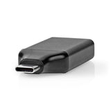 USB adapter | USB 3.2 Gen 1 | USB-C™ Dugasz | HDMI™ Aljzat | Nikkelezett | Fekete / Szürke | Boríték