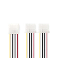 Belső hálózati kábel | Molex Dugasz - 2 db Molex Aljzat | 0,15 m | Különféle