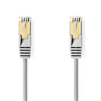 Cat 5e kábel | SF/UTP | RJ45 Dugasz | RJ45 Dugasz | 0.15 m | Kerek | PVC | Szürke | Műanyag Zacskó